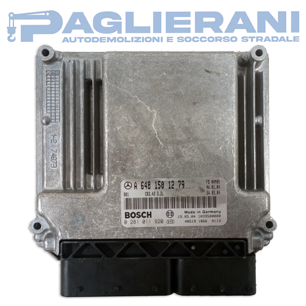 Centralina BOSCH ECU Motore Mercedes-Benz E280 CDI 2004 A6481501279 (Codice Rif. 0281011920)