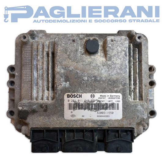 BOSCH Engine Control Unit ECU Renault Master 2003-2010 8206311550 (0281011940)