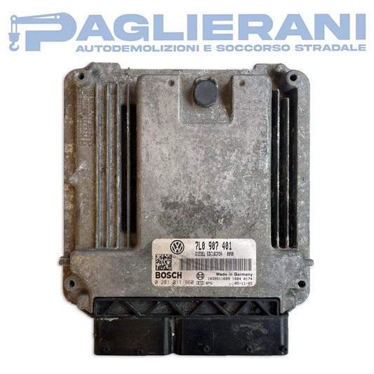 Centralina BOSCH ECU Motore Volkswagen Touareg 2002-2010 EDC16CP34 7L0907401 (0281011960)