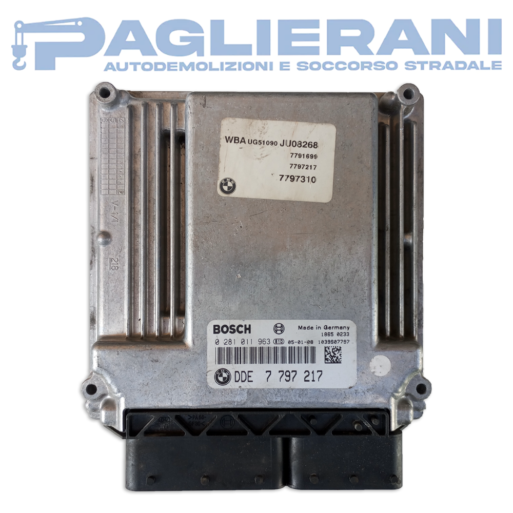 BOSCH ECU Engine Control Unit BMW Series 1 [E87] 2004-2007 DDE 7797217 (0281011963)