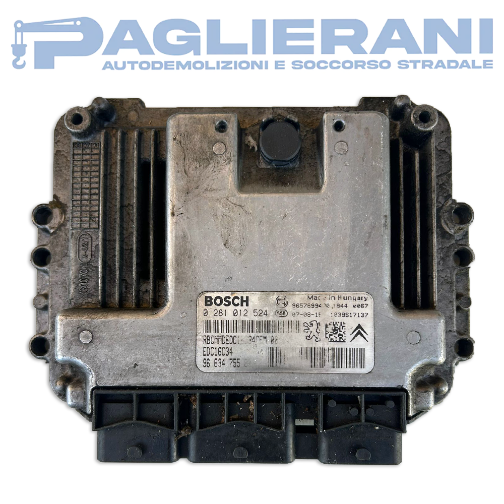 Centralina Motore ECU BOSCH Citroen C3 Pluriel 2003-2009 EDC16C34 (0281012524)
