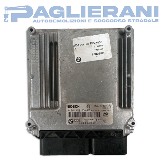 Centralina BOSCH ECU Motore BMW DDE 7799855 (Codice Rif. 0281012754)