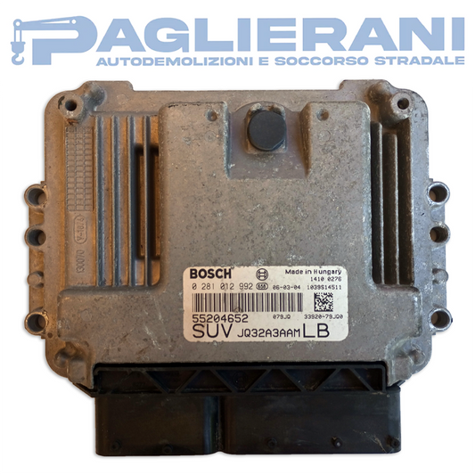 BOSCH ECU Engine Control Unit Suzuki SX4 2007-2012 55204652 (0281012992)