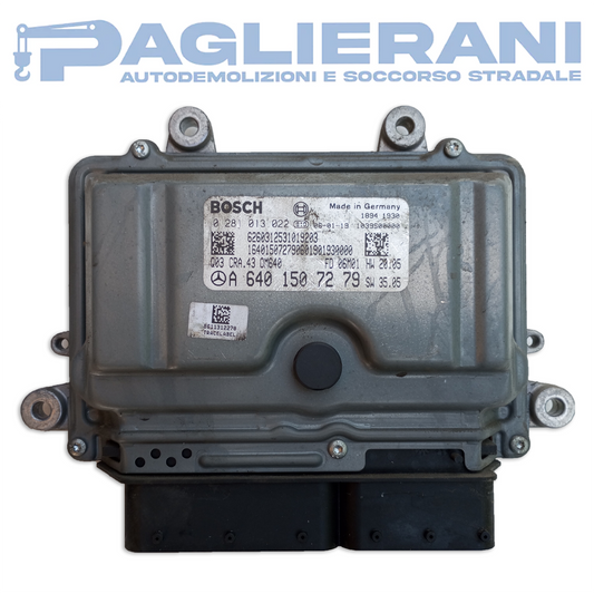 BOSCH ECU Engine Control Unit Mercedes-Benz Classe B W245 2005-2011 0281013022 (A6401507279)