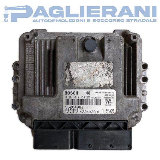 Centralina ECU Motore BOSCH Alfa Romeo 159 2005-2010 55204661 939 4234A30AM 150 (0281013138)