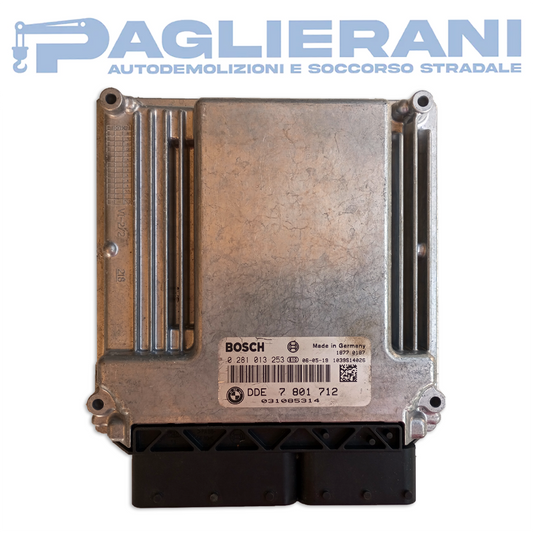 BOSCH ECU Engine Control Unit BMW E90 330Xd 2005-2008 DDE 7801712 (0281013253)