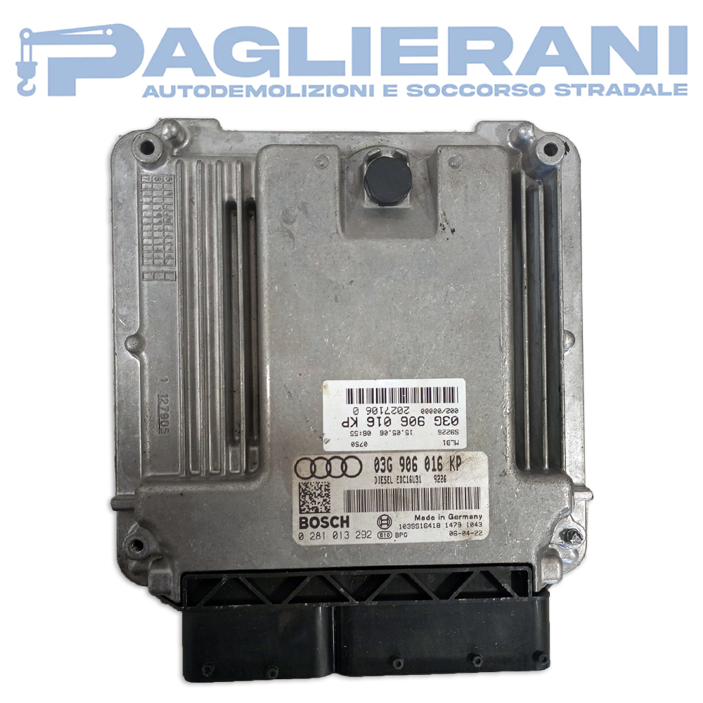 Centralina Motore ECU BOSCH Audi A4 2004-2008 03G906016KP (0281013292)