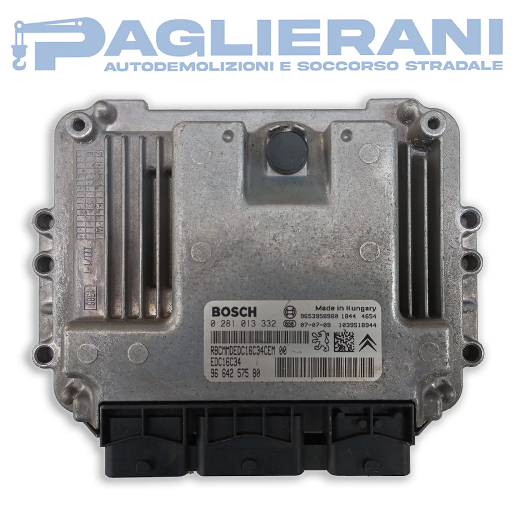 BOSCH Peugeot/Citroen EDC16C34 Engine ECU Control Unit 9664257580 (0281013332)