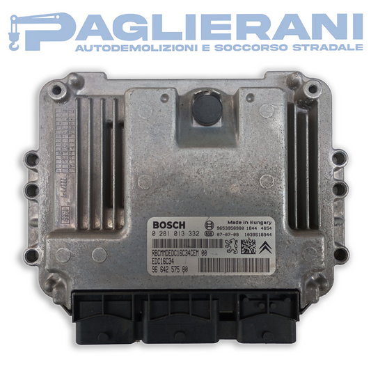 Centralina BOSCH ECU Motore EDC16C34 Peugeot/Citroen 9664257580 (Codice Rif. 0281013332)