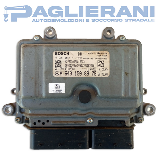 Centralina Motore ECU BOSCH Mercedes-Benz Classe A W169 2004-2012 A6401508879 (0281013517)