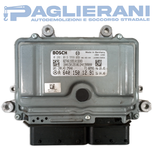 Centralina ECU Motore BOSCH Mercedes-Benz Classe B W245 2005-2013 A6401501291 (0281013559)
