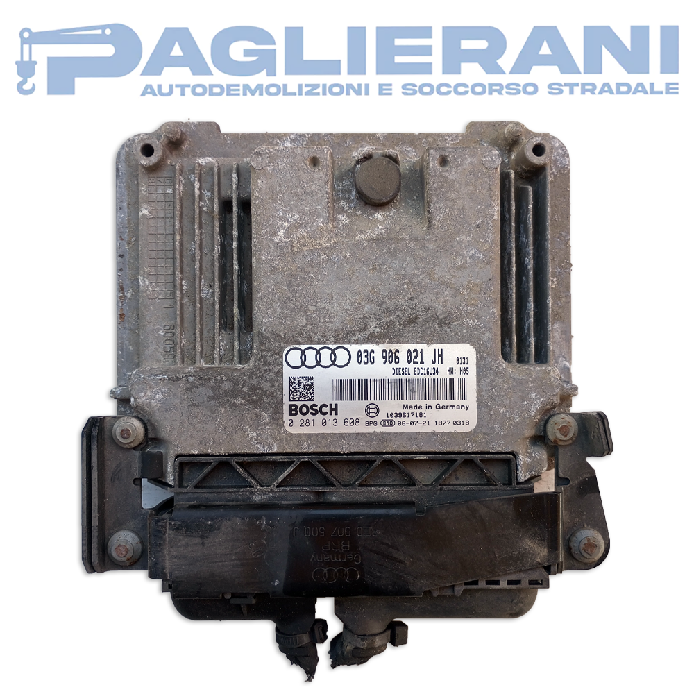 BOSCH ECU Engine Control Unit Audi A3 2004-2012 03G906021JH (0281013608)