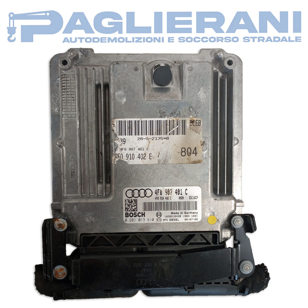 BOSCH ECU Engine Control Unit Audi A6 2004-2011 EDC16CP 4F0907401C (0281013610)