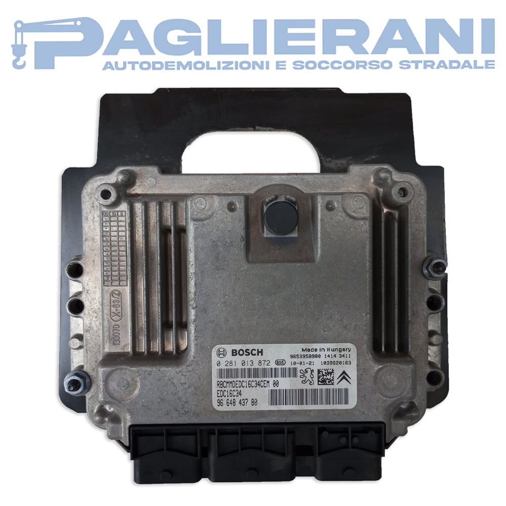 Centralina BOSCH ECU Motore Peugeot (Codice Rif. 0281013872)