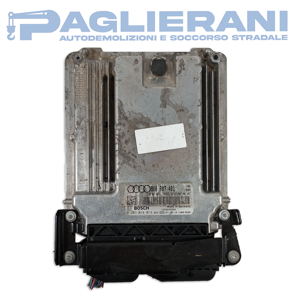 Centralina Motore ECU BOSCH Audi A5 [8T] 2007-2016 8K0907401 (0281014014)