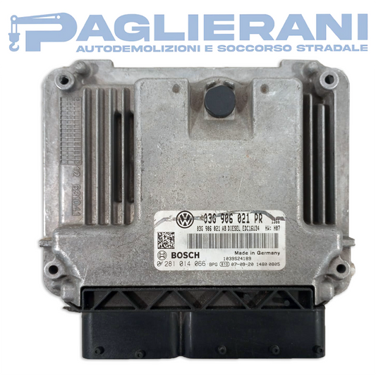Centralina Motore ECU BOSCH Volkswagen Golf Mk5 2003-2009 EDC16U34 03G906021PR (0281014066)