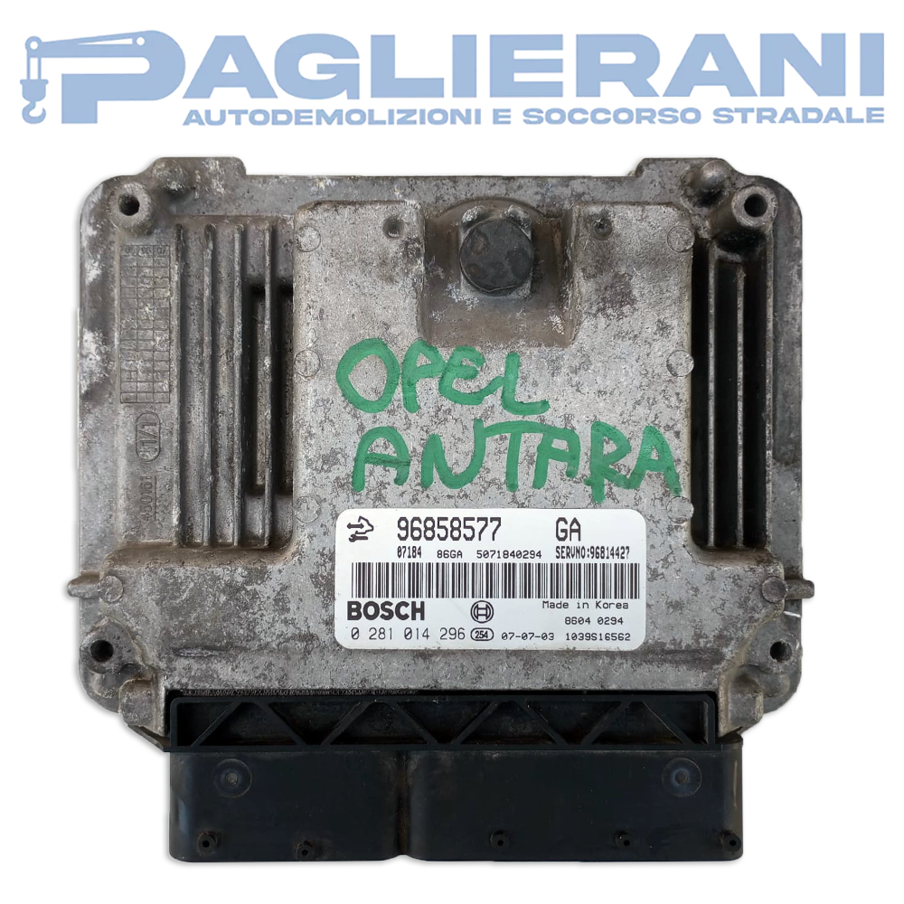 BOSCH ECU Engine Control Unit Opel Antara 2007-2012 96858577 GA (0281014296)
