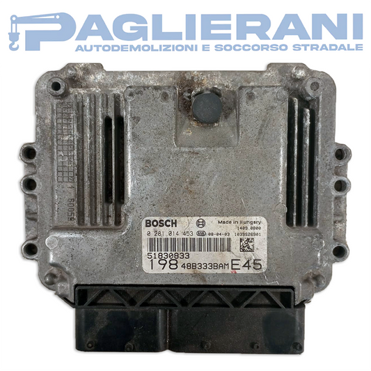 Centralina Motore ECU BOSCH FIAT Bravo 198 2008-2015 48B333BMA E45 51830833 (0281014453)