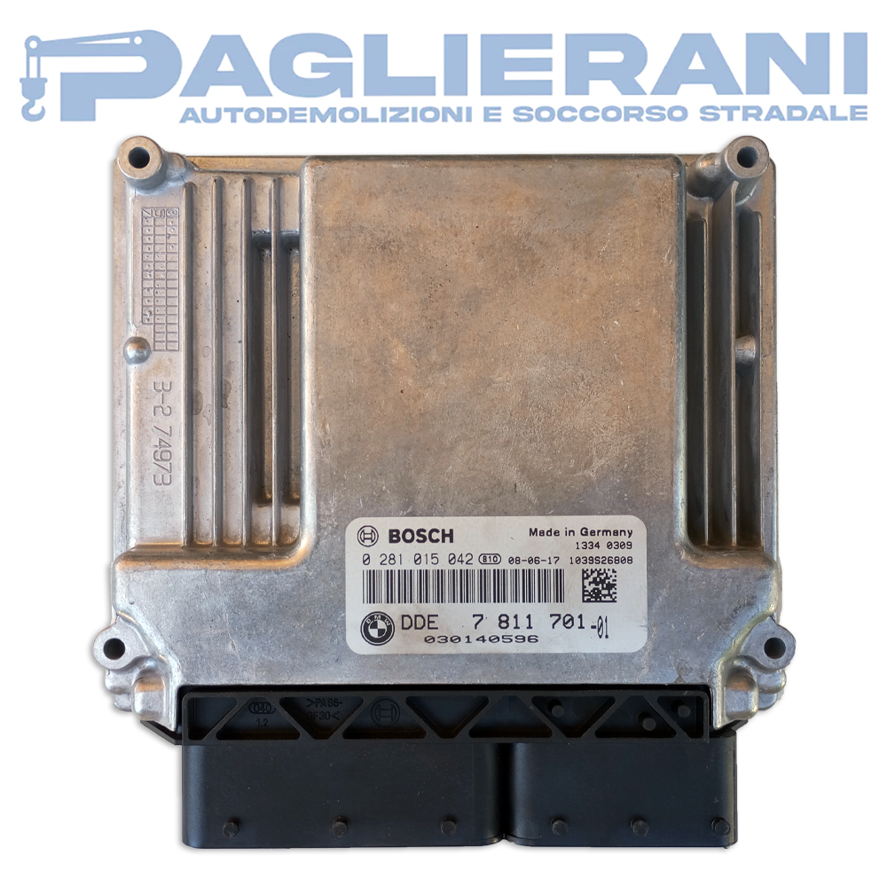 BOSCH Engine Control Unit ECU BMW 1 [E87] 2004-2011 DDE 7811701 (0281015042)