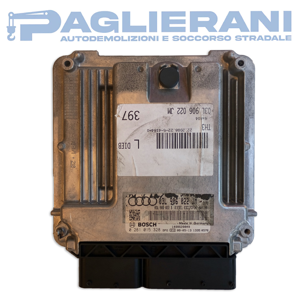 BOSCH ECU Engine Control Unit Audi A4 2007-2011 03L906022JM (0281015328)