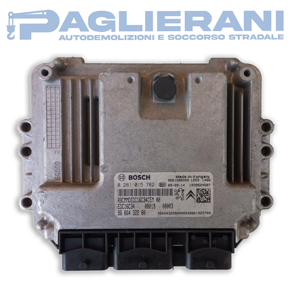 Centralina BOSCH ECU Motore EDC16C34 (Codice Rif. 0281015782)