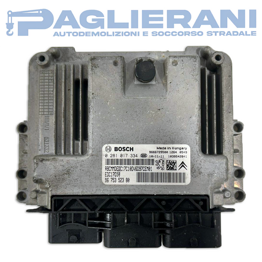 BOSCH ECU Engine Control Unit Citroen Berlingo Partner 2010 EDC17C10 9675352380 (0281017334)