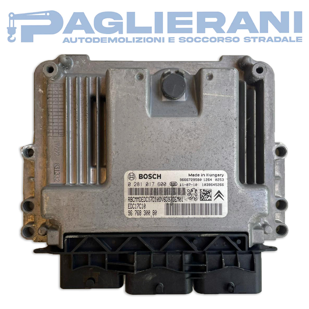 BOSCH ECU Engine Control Unit Citroen Berlingo 2008-2018 EDC17C10 9676830080 (0281017600)