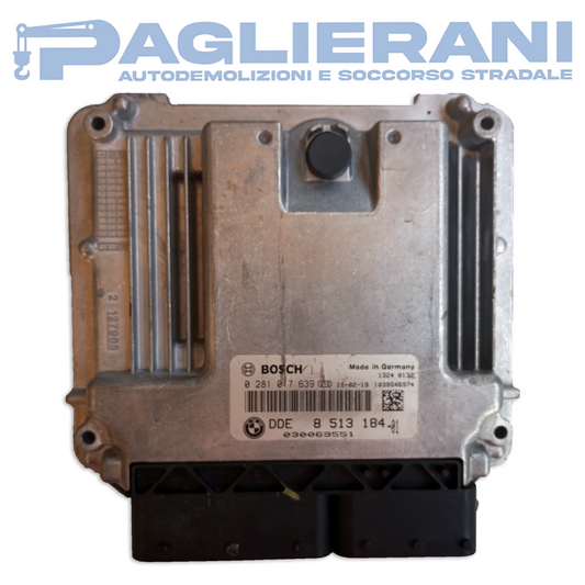 BOSCH ECU Engine Control Unit BMW X3 F25 2010-2017 DDE 8513184 (0281017639)