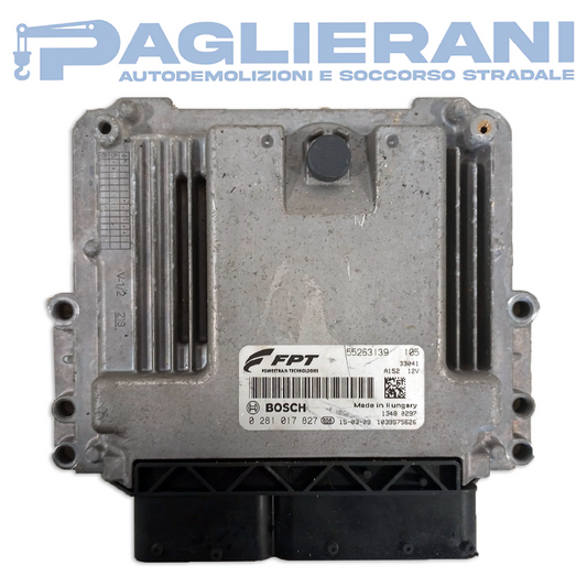 Centralina BOSCH FPT ECU Motore FIAT 500L 2013-2017 55263139 (0281017827)