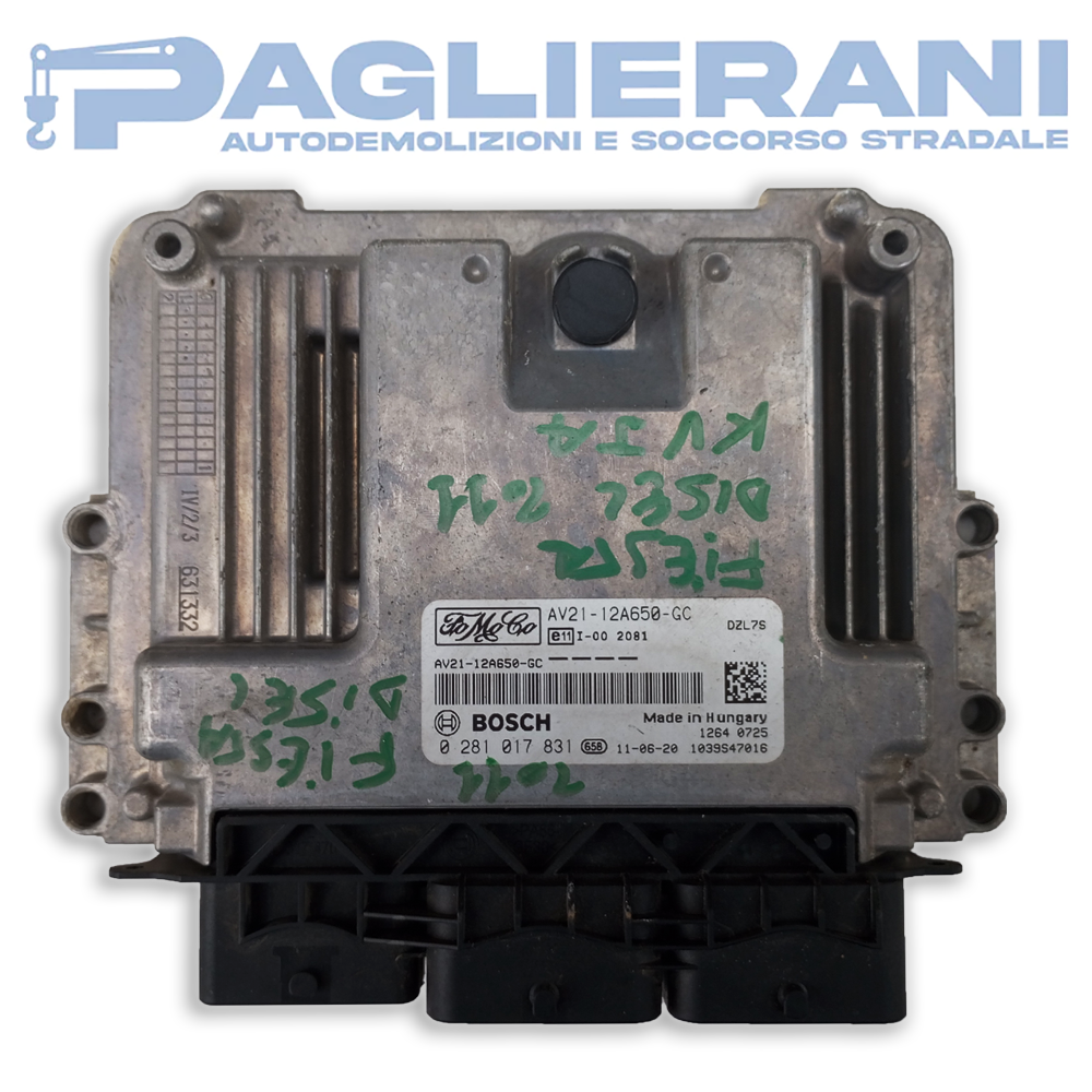 Centralina BOSCH ECU Motore Ford 0281017831 (Codice Rif. AV2112A650GC)