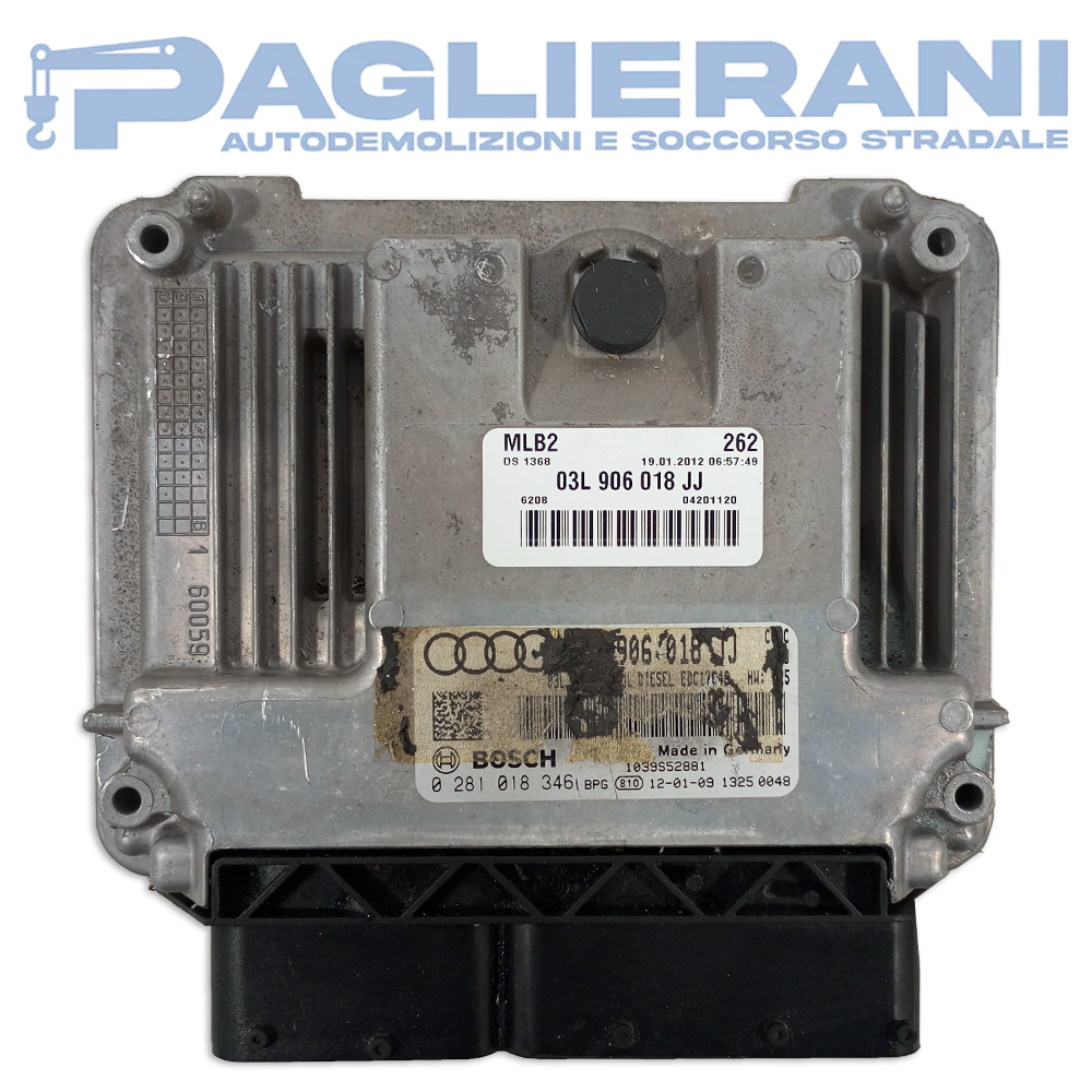 BOSCH ECU Engine Control Unit Audi A5 2013 03L906018JJ (0281018346)