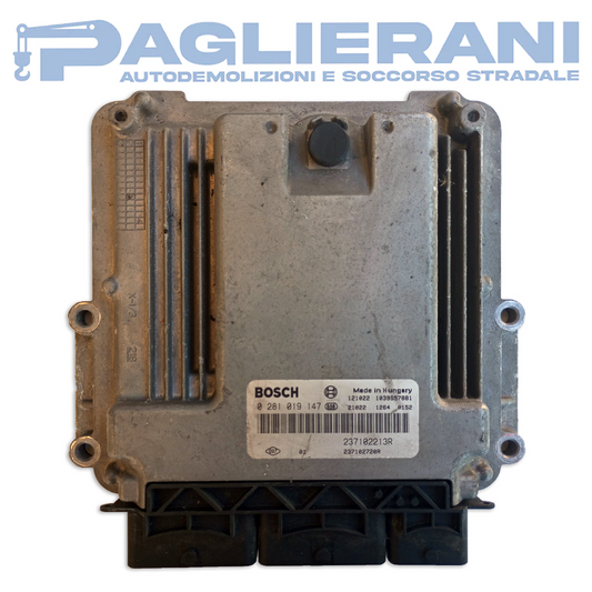 BOSCH ECU Engine Control Unit Renault Clio IV 2012-2021 237102213R (0281019147)