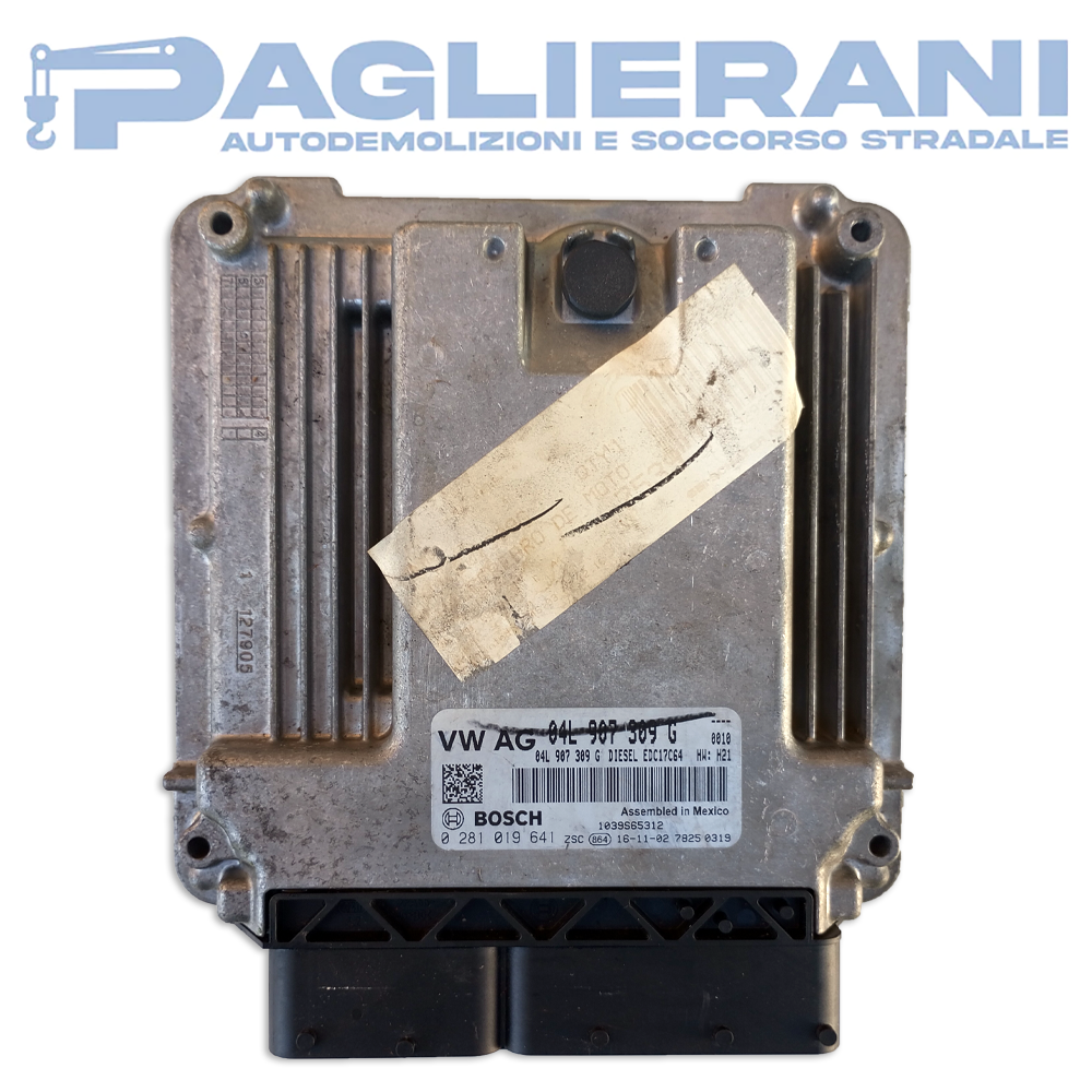 BOSCH Engine Control Unit ECU Volkswagen Maggiolino 2015 04L907309G (0281019641)