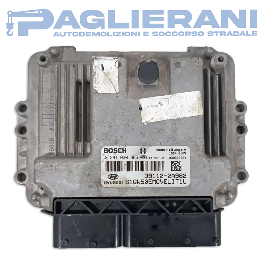 BOSCH ECU Engine Control Unit Hyundai i30 39112-2A982 (Ref. Code 0281030866)