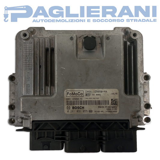 BOSCH FoMoCo ECU Engine Control Unit Ford Fiesta 2012-2017 DA6A-12A650-MA (0281031055)