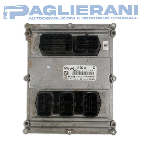 Centralina ECU Motore BOSCH Audi A6 2011-2018 4G2907401B EDC17CP54 (0281031729)