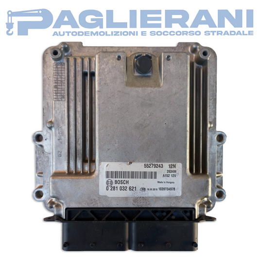 BOSCH Engine Control Unit ECU FIAT Doblo 2016 55279243 (0281032621)