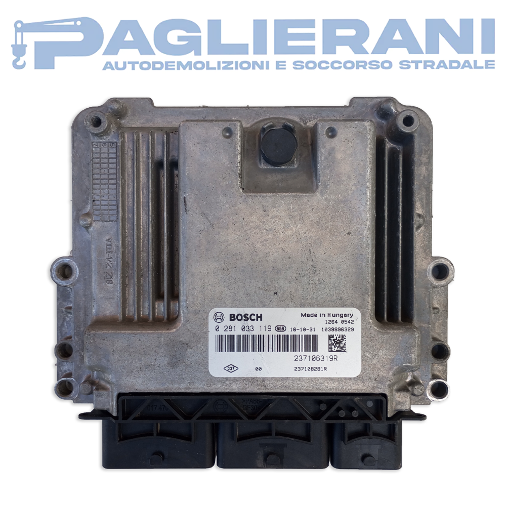 Centralina BOSCH ECU Motore Renault Captur 237106319R (Codice Rif. 0281033119)