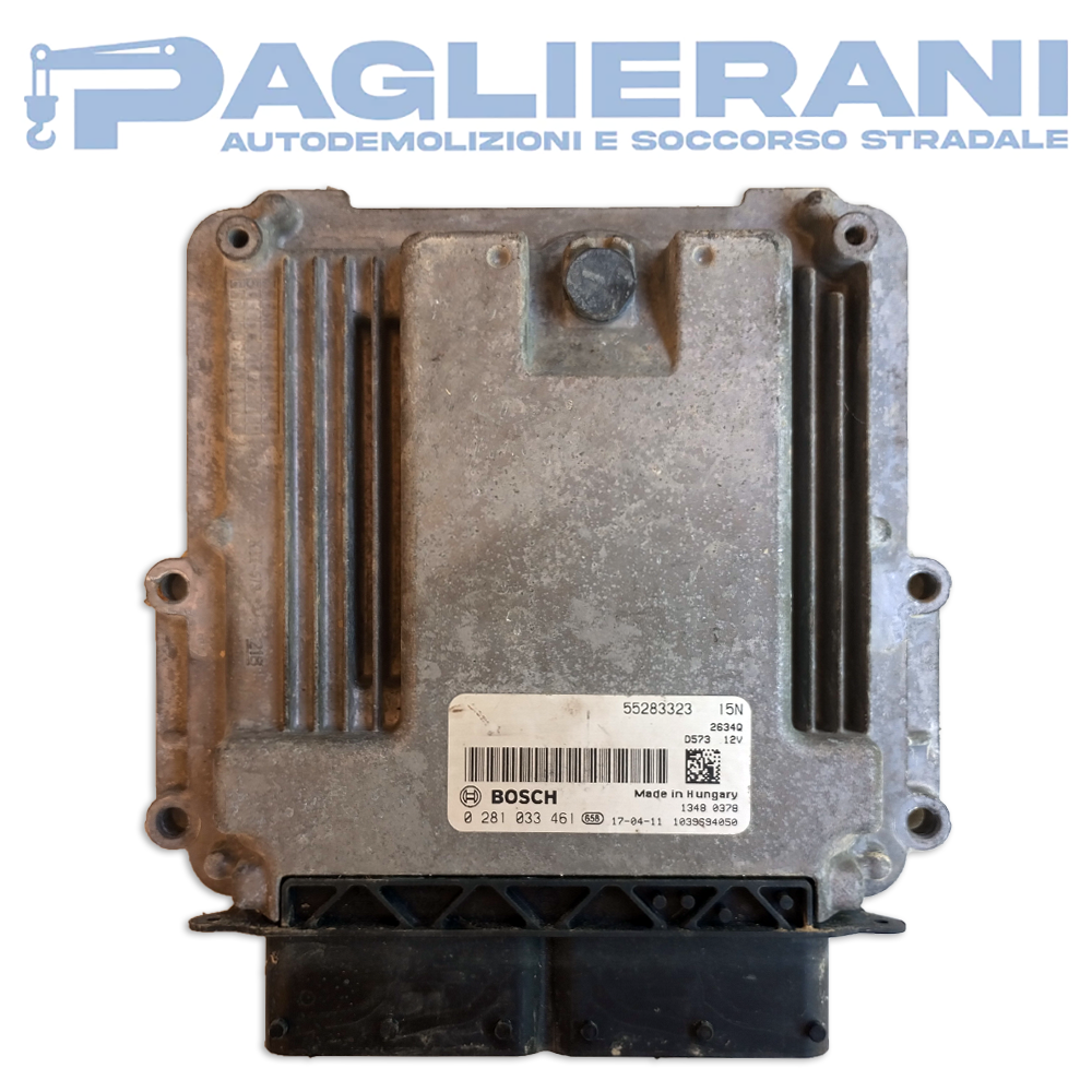 BOSCH Engine Control Unit ECU FIAT Doblo 2015 55283323 15N (0281033461)