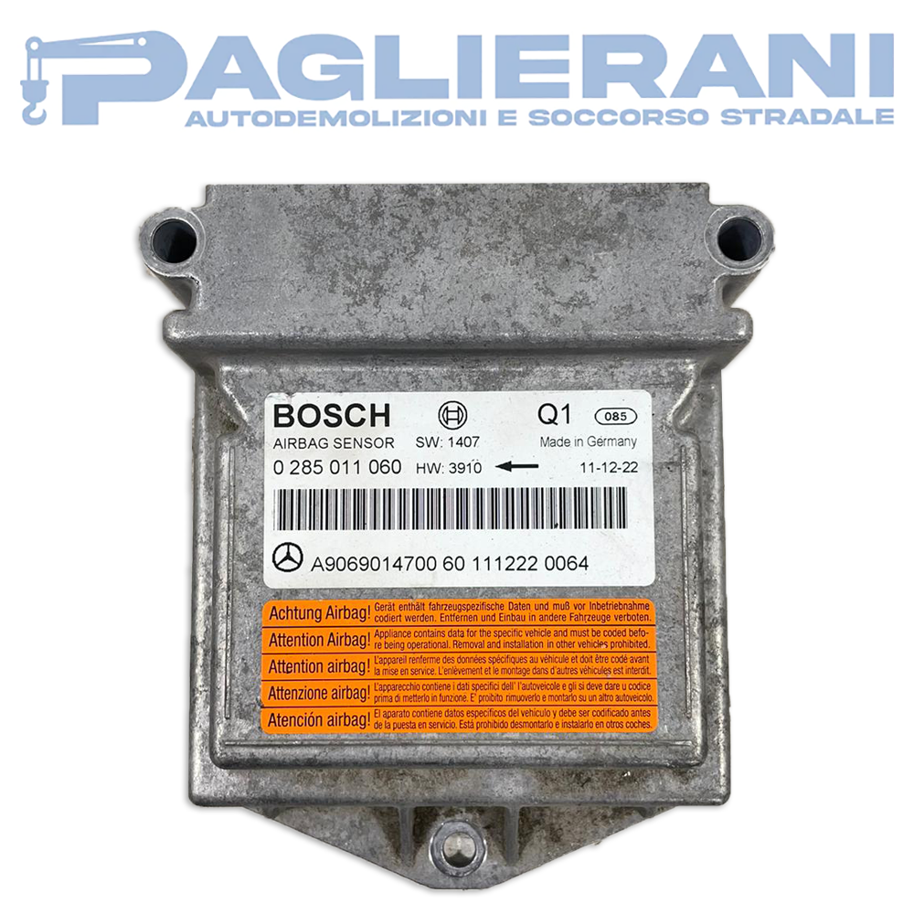 Centralina Airbag BOSCH Mercedes-Benz A9069014700 (Codice Rif. 0285011060)