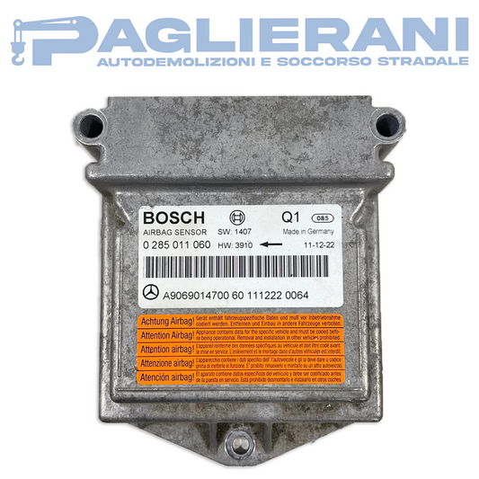 BOSCH Mercedes-Benz Airbag Control Unit A9069014700 (Ref. Code 0285011060)