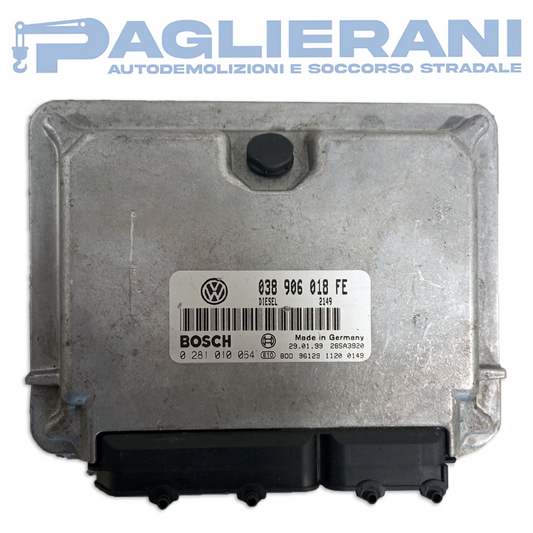 Centralina Motore ECU BOSCH Volkswagen Passat Berlina 1996-2000 038906018FE (0281010064)