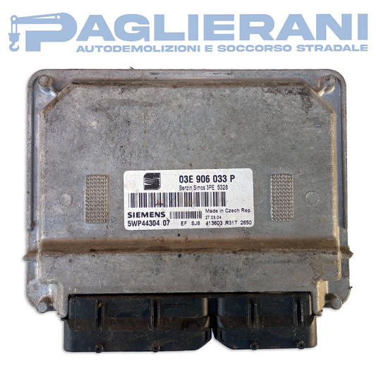 Centralina Siemens ECU Motore Seat Ibiza 2002-2009 5WP4430407 (03E906033P)