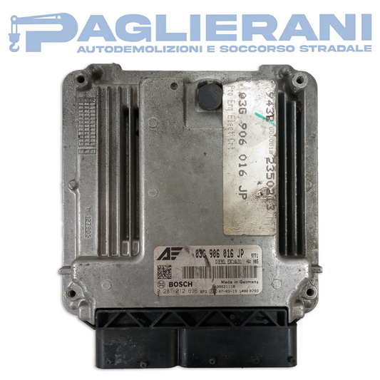 BOSCH ECU Engine Control Unit Volkswagen Sharan 2010 03G906016JP (0281012696)