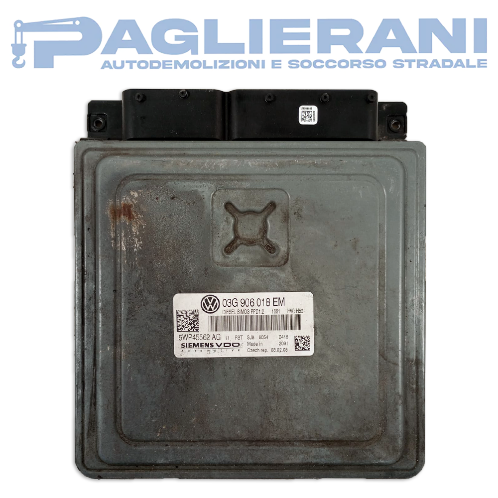 Centralina Motore ECU SiemensVDO Volkswagen Passat [B6] 2005-2010 5WP45562AG (03G906018EM)