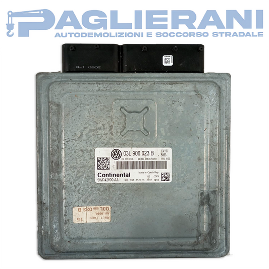 Centralina Motore ECU Continental Volkswagen Golf Mk6 2009-2013 5WP42899AA (03L906023B)
