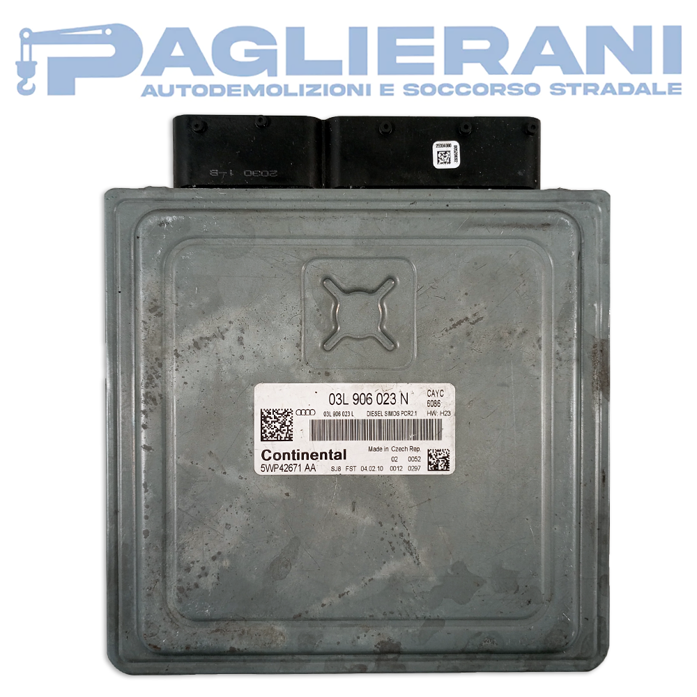 Centralina Motore ECU Continental Audi A3 [8P] 2003-2013 03L906023N (5WP42671AA)
