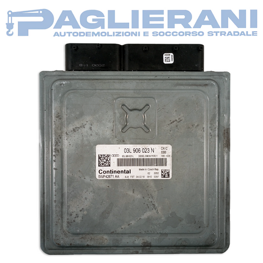 Centralina Motore ECU Continental Audi A3 [8P] 2003-2013 03L906023N (5WP42671AA)