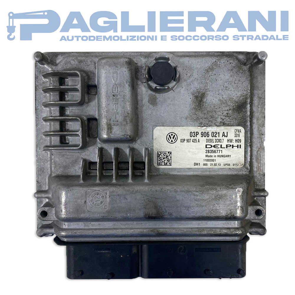 Centralina Delphi ECU Motore VW Polo 03P906021AJ 2009-2017 (Codice Rif. 03P907425A)