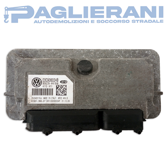 Magneti Marelli ECU Engine Control Unit Skoda Fabia [5J] 2007-2014 (03C906024B)